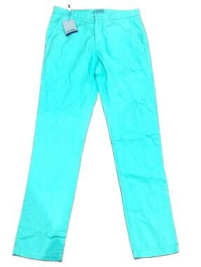 NWT Tartane Les Canebiers Mens Tartane 16 Chino Pants Size S Mint Green